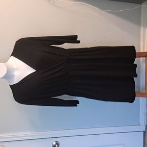 Lane Bryant black polyester dress
